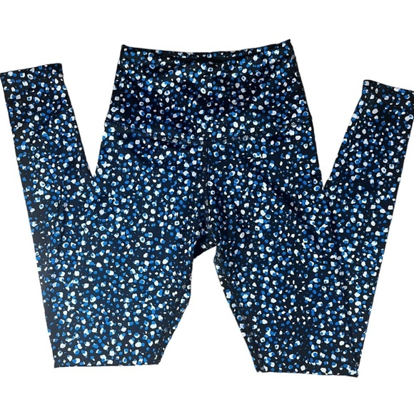 Beyond Yoga High Waist Luxe Leggings in Blue Droplet Size S - Picture 1 of 11